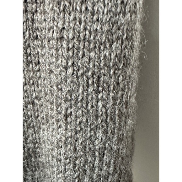 J Jill Cardigan Sweater Medium Brown Wildwood Fair Isle Wool Blend Nordic XL - Picture 6 of 11